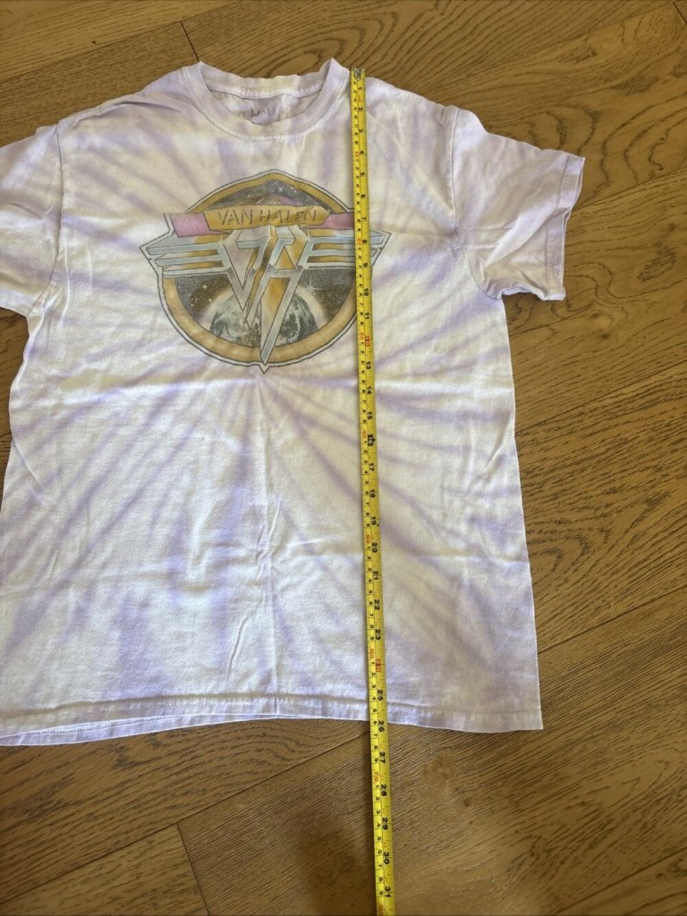 Van Halen T Shirt Tie Dye Graphic Logo Rock Band Tee Men’s Small - Picture 6 of 6